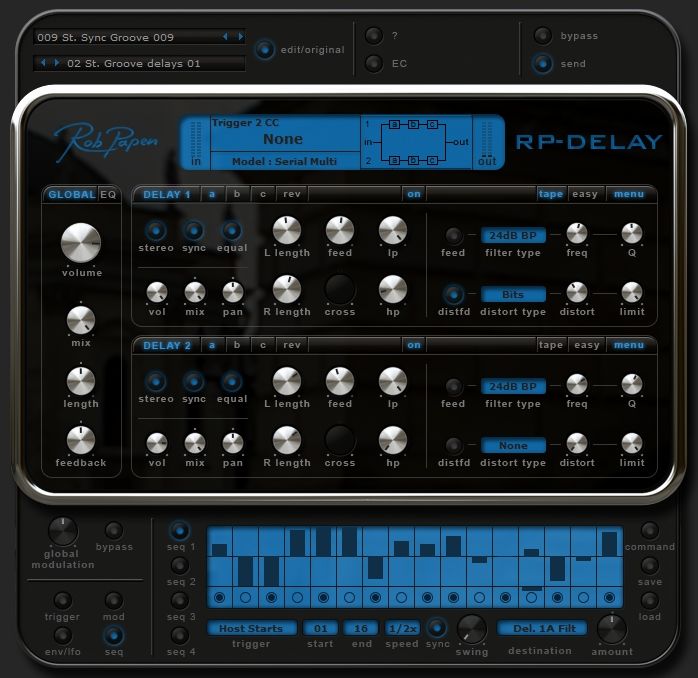 by Rob Papen Delay / Plugin VST Unit AAX