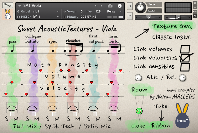 Clunky look for Sex discrimination inouï samples releases "Sweet Acoustic Textures - Viola" for Kontakt with  intro offer