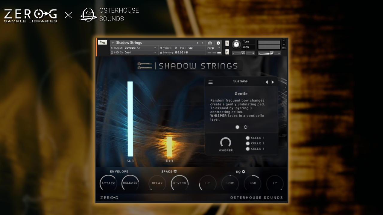 Zero-G releases "Shadow Strings" in collaboration with Osterhouse Sounds