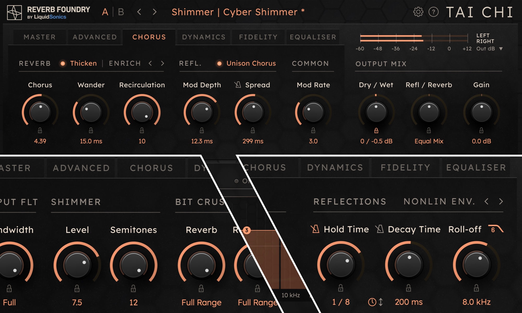 LiquidSonics updates Tai Chi to v1.5 - Unison Chorus, Shimmer & Nonlinear Reflections