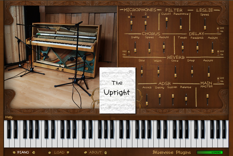 The Upright Bluenoise Plugins - Piano Plugin VST