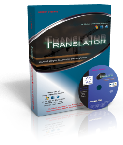 Translator is a sample file format converter that supports over 40 different hardware and software formats, such as Kontakt, Giga, EXS, Akai, Roland, Yamaha Motif, Motif XF, Alesis Fusion, Korg Triton, Camel Audio Alchemy, and many more. You can view and convert proprietary disk formats, view their entire contents, and convert one or all the sounds. Selected Support List: Kontakt, Giga, EXS-24, SFZ, Alchemy, HALion, MachFive, EmulatorX, Reason NN-XT, SampleTank, SoundFont, Recycle, ACID, Apple Loops, Akai, Roland, Ensoniq, Kurzweil, Emu, Yamaha Motif, Triton, Fantom, Fusion, Synclavier, Fairlight, WaveFrame, WAV, AIFF, SD2.
