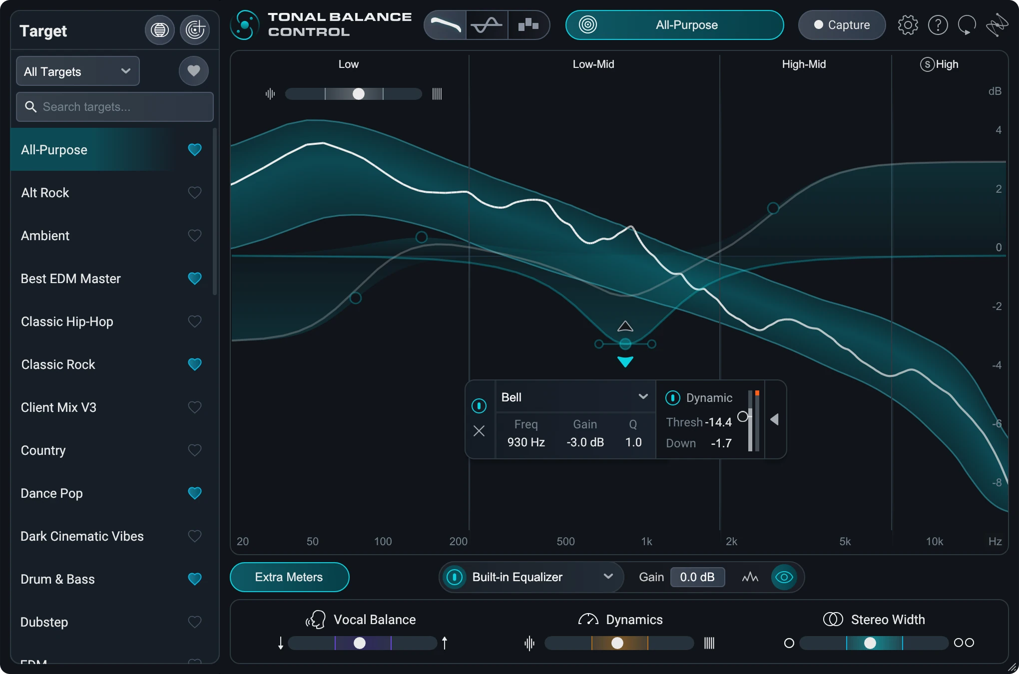 Tonal Balance Control by iZotope - Mixing Plugin VST3 Audio Unit AAX