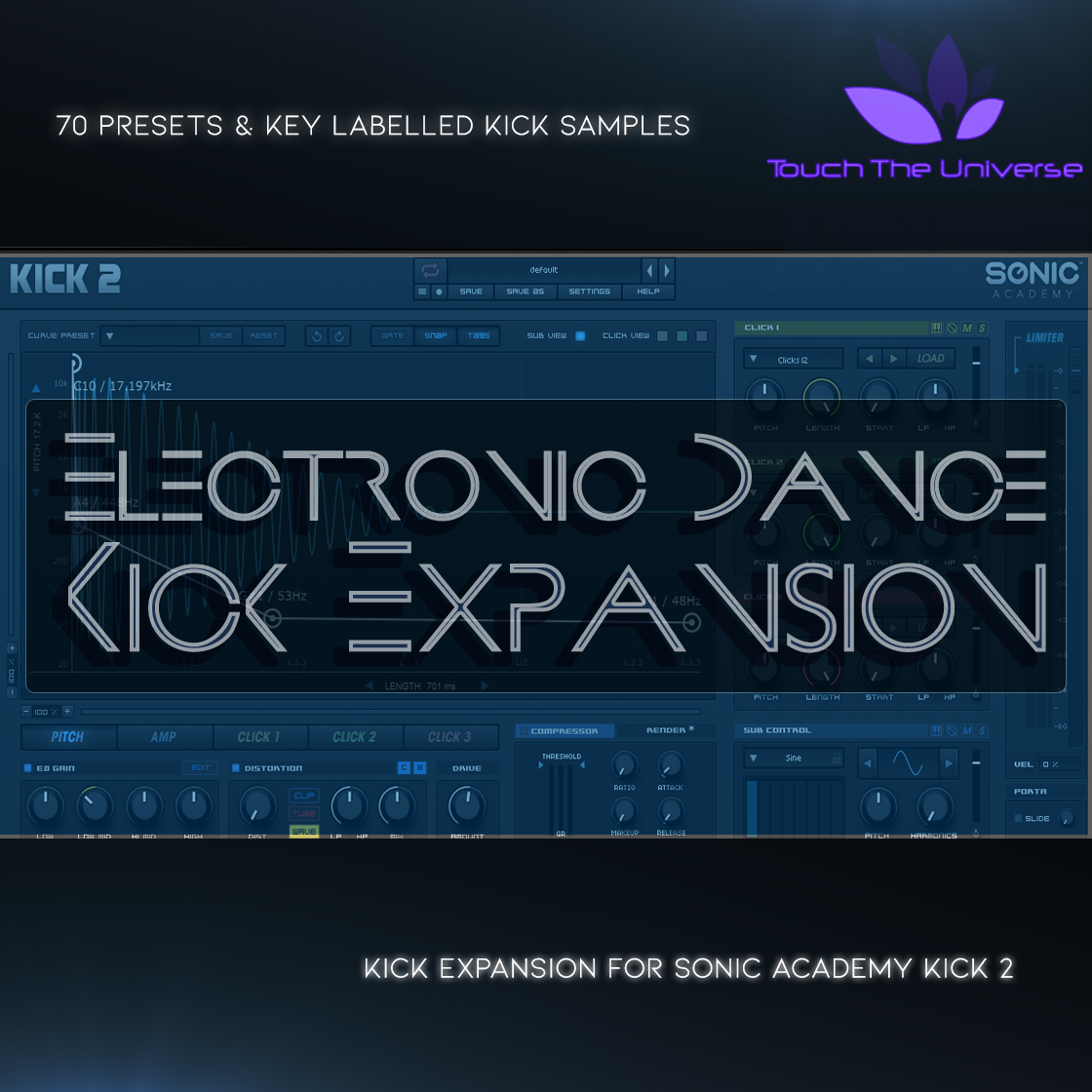 Electronic Dance Kick Expansion for Kick 2