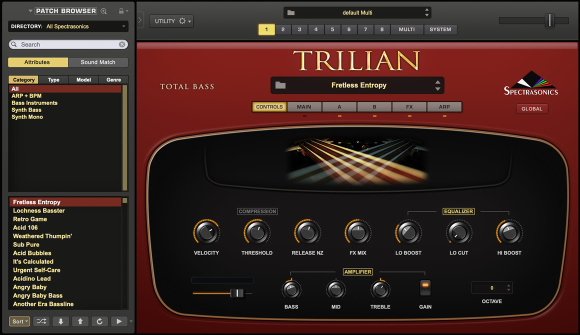 Trilian by Spectrasonics - Total Bass Module Plugin VST VST3 Audio 