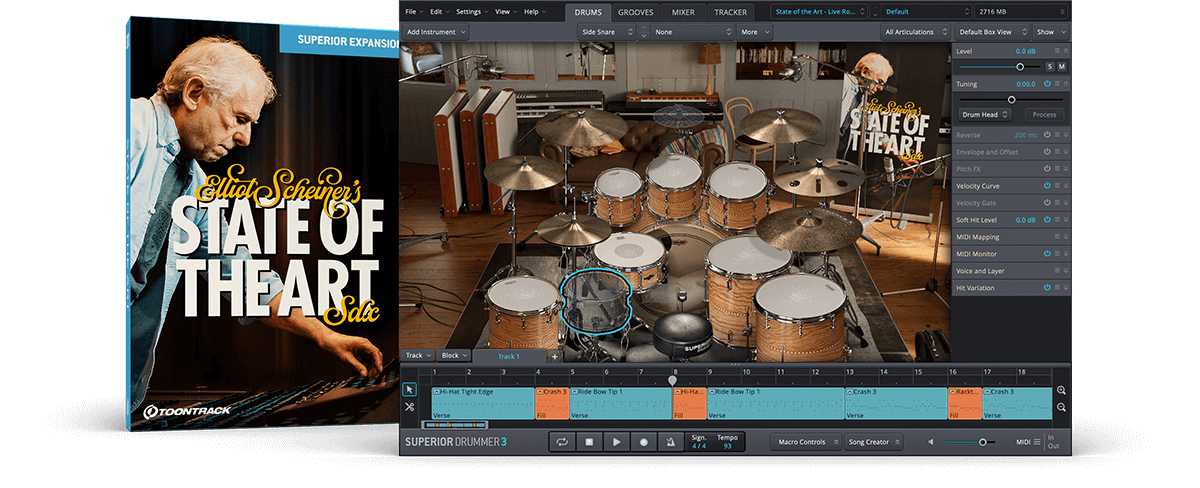 Toontrack releases State of the Art SDX by Elliot Scheiner for Superior