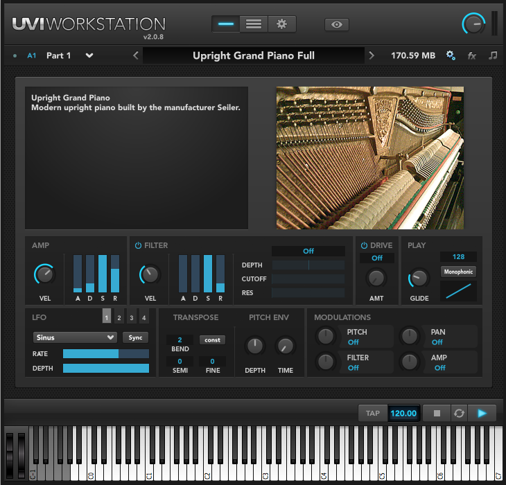 Grand Piano Collection by UVI - Acoustic Piano Library Plugin VST VST3