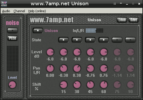 unison multipoint vst 7amp portal around music plugin functions virtual effect audio windows