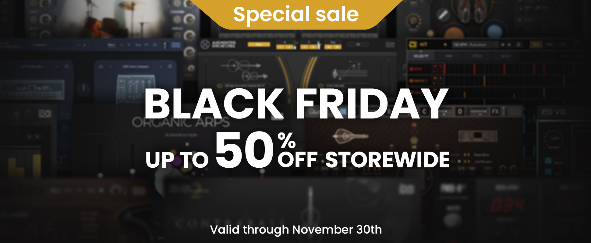 UVI offers up to 50% off all products for Black Friday through November ...