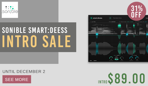 Sonible Smart:Deess - Intro Sale