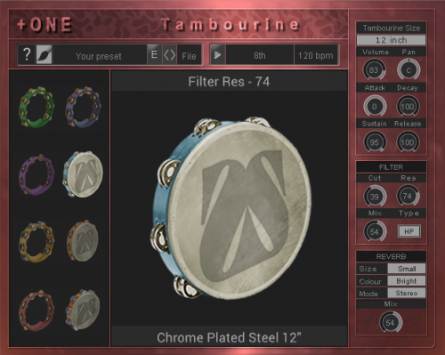 +ONE Tambourine