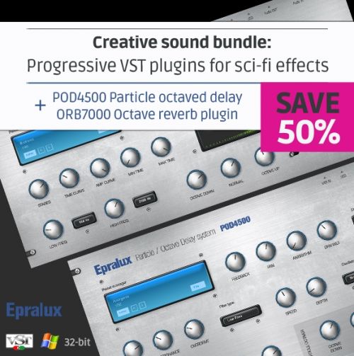 Creative sound bundle – Progressive VST plugins for sci-fi effects