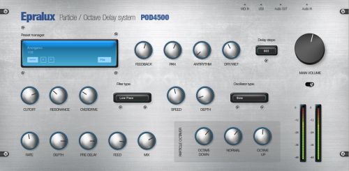 Epralux POD4500 - Particle octaved delay: 123creative.com
