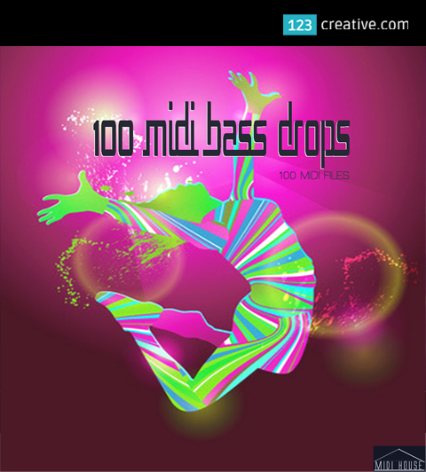 Midi Bass Drops - 100 MIDI files