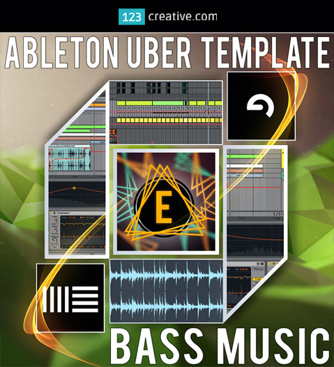 Uber Template Bass Music - Ableton Live template + Bass music Sample pack