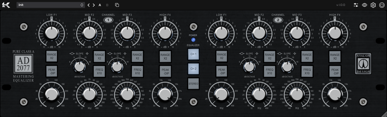 Avalon AD 2077/2055 EQ Bundle