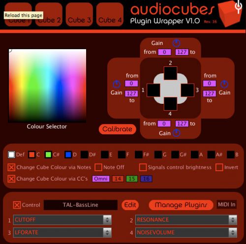 PluginWrapper for Percussa AudioCubes