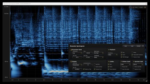 Resonator Spectrogram