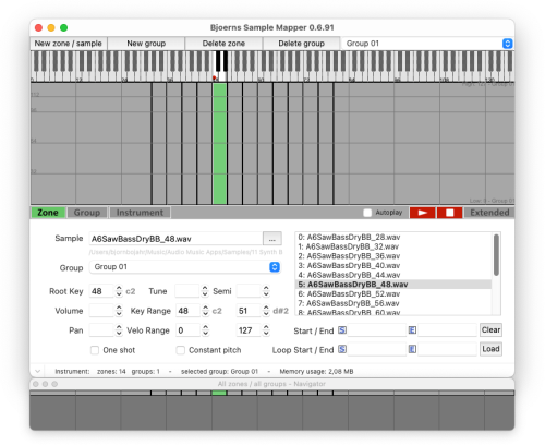 Bjoerns Sample Mapper