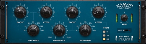 Blue Tubes Equalizer PEQ2B