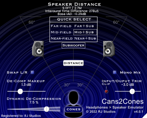 Cans2Conesv4 - Headphone to Speaker Emulator
