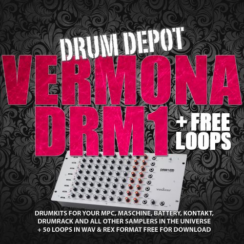 Drum Depot: Vermona DRM - 5 drumkits & 50 free loops