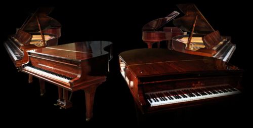 Steinway Walnut Concert Grand Piano