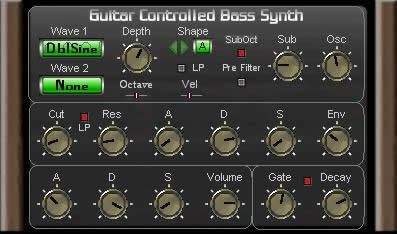 Guitar Controlled Bass Synth