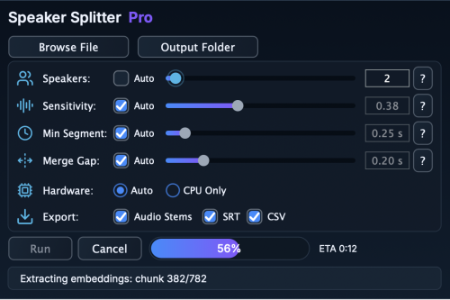 Speaker Splitter Pro