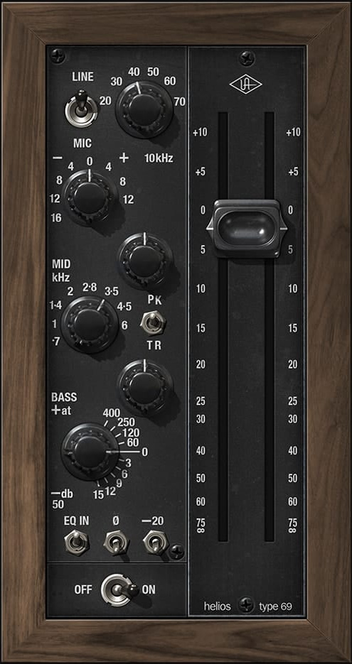 UADx Helios Type 69 Preamp and EQ Collection