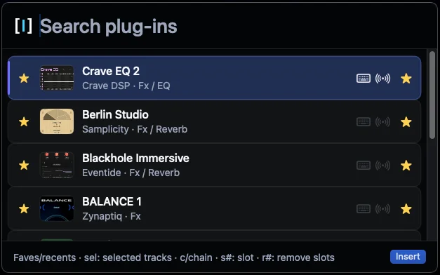 Insert Flow for Cubase & Nuendo