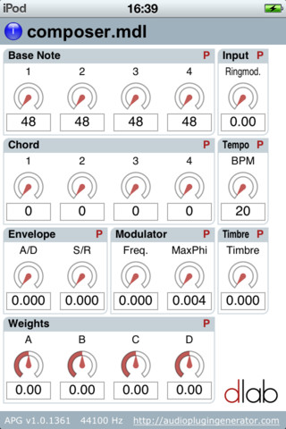 APG Composer for iPhone / iPod Touch