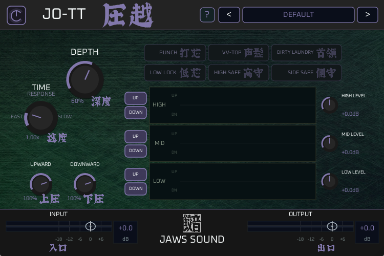 JO-TT &mdash; 圧越 &mdash;