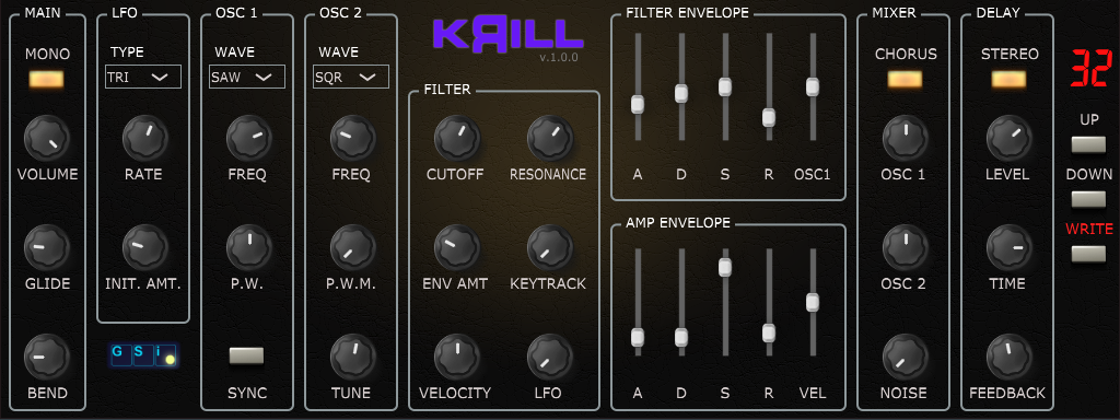 Krill Synthesizer