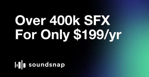 Over 400k SFX, $199/yr