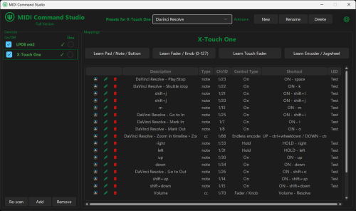 Midi Command Studio