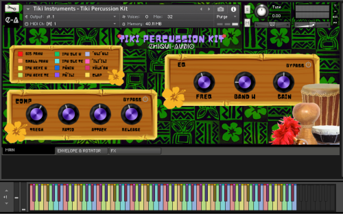 Tiki Instruments - Tiki Percussion Kit