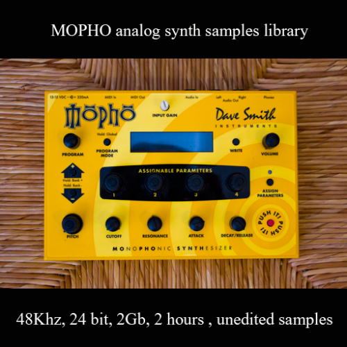 Mopho Analog synth sample library