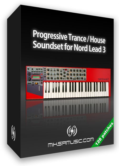 Progressive Trance / House Presets for Nord Lead 3 (128 patches)