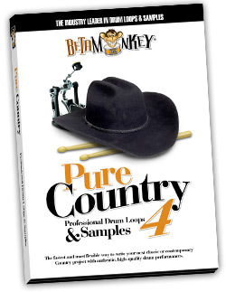 PURE COUNTRY IV: NASHVILLE BRUSHES™ | 3/4 and 6/8 Brush Drum Loops and Samples for Traditional Country Songwriting 