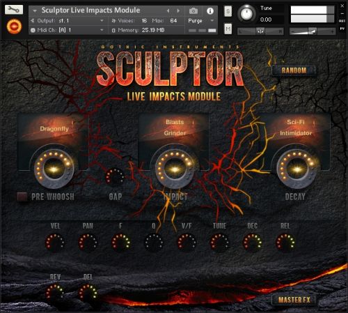 SCULPTOR: Live Impacts Module