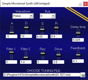 Simple Microtonal Synth