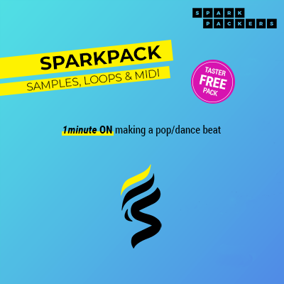 Free SparkPack - Samples, Loops & Midi - 1minute ON making a pop/dance beat