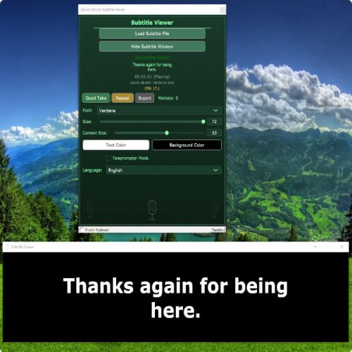 Subtitle Viewer VST