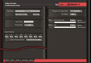 SurCode for Dolby E Encoder