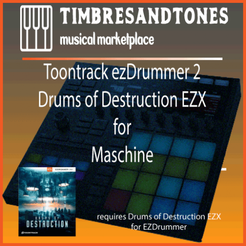 ezDrummer 2 Drums Of Destruction EZX for Maschine
