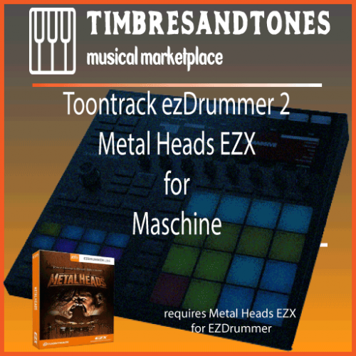 ezDrummer 2 Metal Heads EZX for Maschine