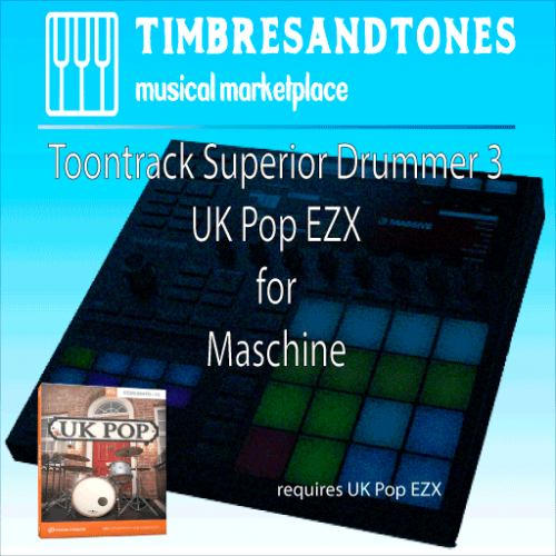 Superior Drummer 3 UK Pop EZX for Maschine