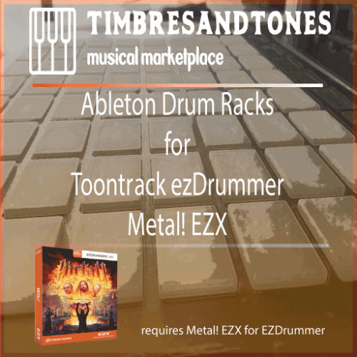 Ableton Drum Racks for ezDrummer Metal! EZX
