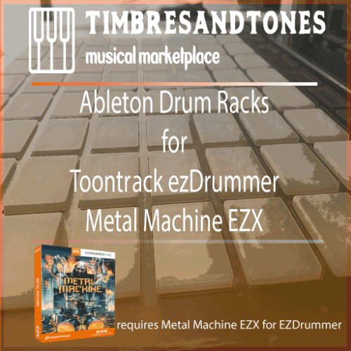 Ableton Drum Racks for ezDrummer Metal Machine EZX